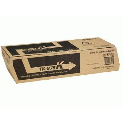 Kyocera TK-875K Black Toner Kit Cartridge 87,600 Pages Original 1T05JN0NL0 Single-pack