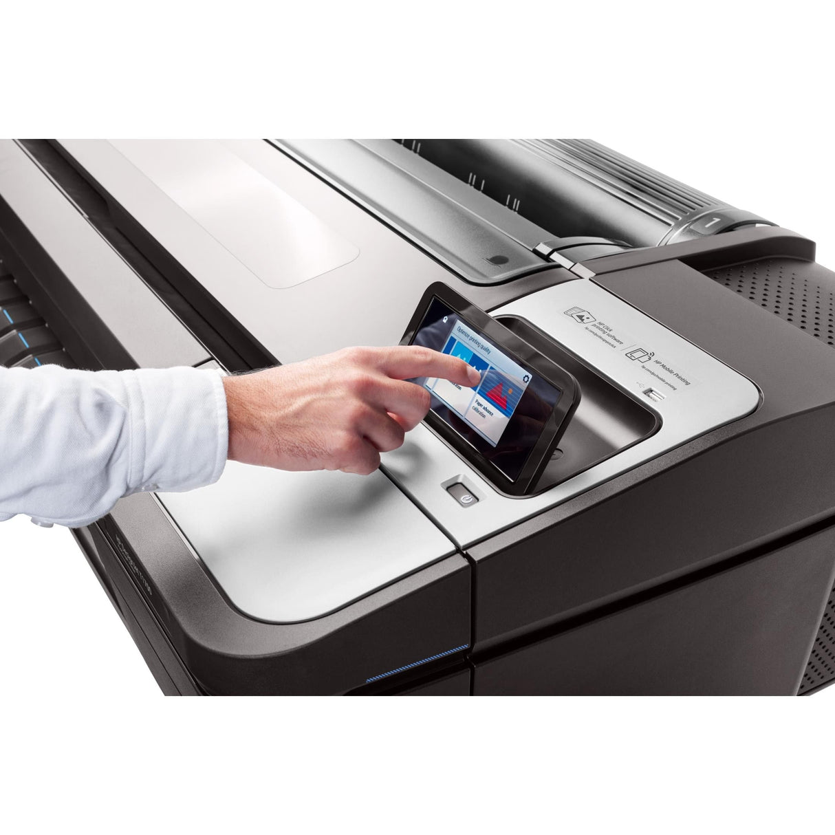 HP Designjet T1700 large format printer Thermal inkjet Colour 2400 x 1200 DPI 1118 x 1676 mm