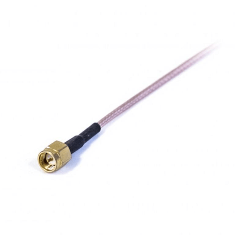 Acconet 90-degree MMCX-male to SMA-male 200mm Pigtail 200-SMA