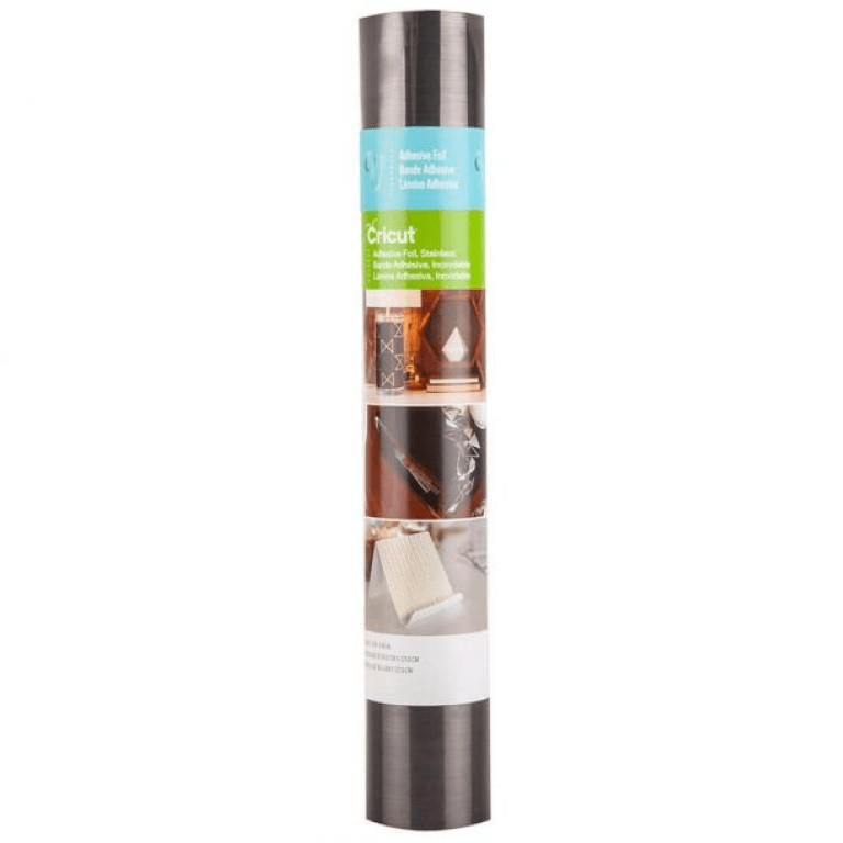 Cricut Adhesive Foil Stainless 30x122cm 1-sheet Black Silver 2003339