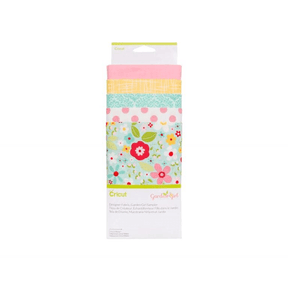 Cricut Designer Fabric Sampler 30x66cm 5-sheet Garden Girl 2004216