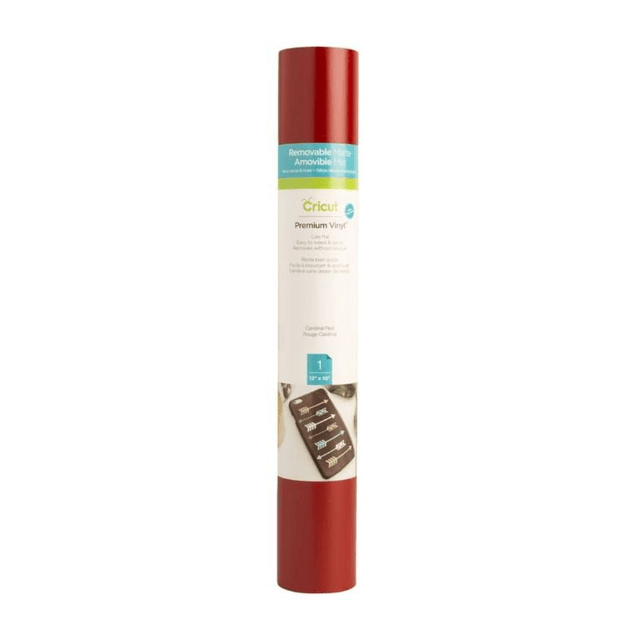 Cricut Premium Vinyl 30x122cm 1-sheet Cardinal Red Removable 2004311