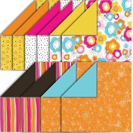 Cricut Deluxe Paper Vibrant Flowers 30x30cm 10-sheets 2004409