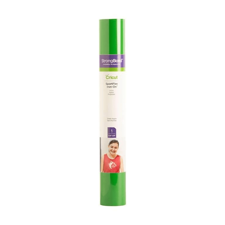 Cricut SportFlex Iron-On 30x60cm Green Apple 2004440