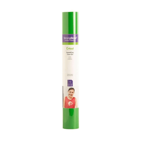 Cricut SportFlex Iron-On 30x60cm Green Apple 2004440