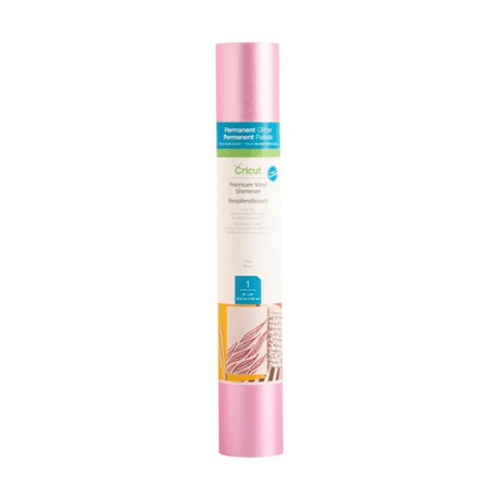 Cricut Premium Vinyl Permanent Shimmer 30x122cm 1-sheet Pink 2004550