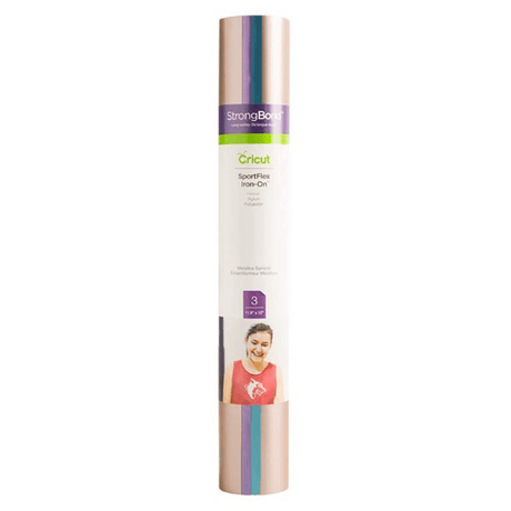 Cricut Sportflex Iron-On Sampler 30x30cm 3-sheet Metallics 2004567