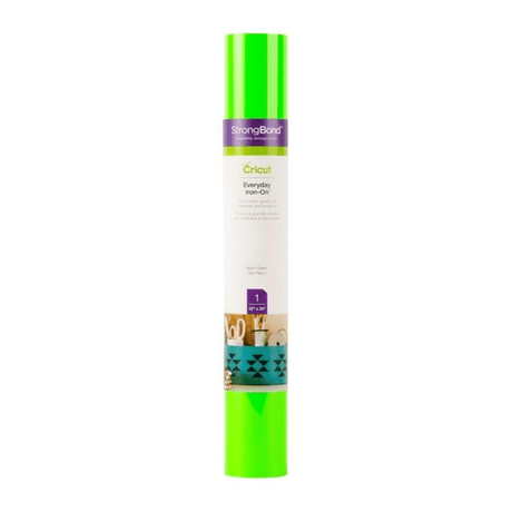 Cricut Everyday Iron-On 30x60cm Neon Green 2004899
