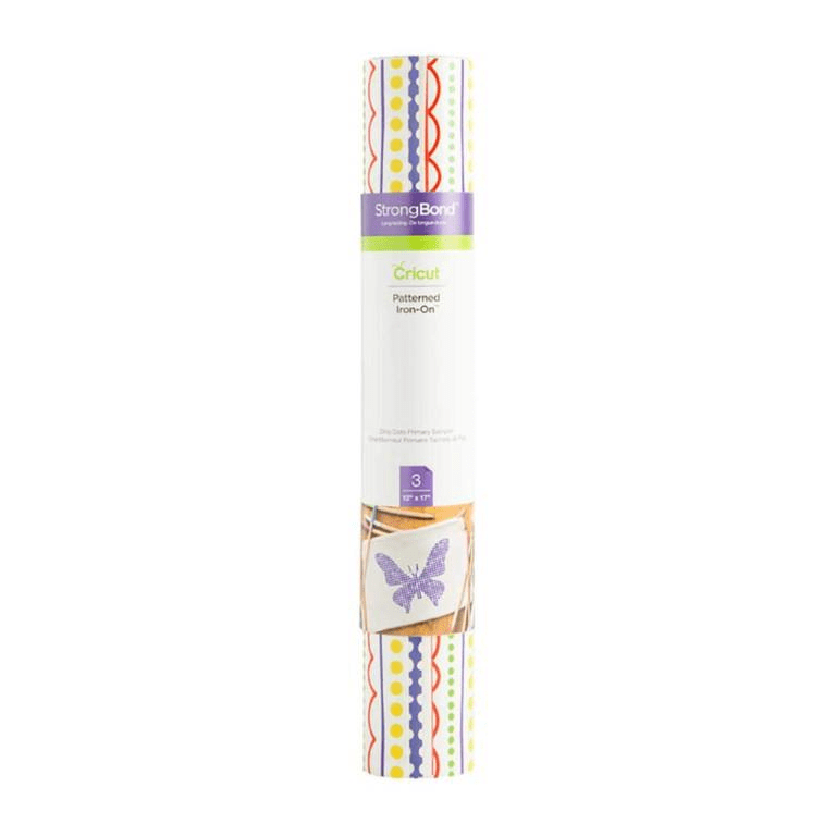 Cricut Patterned Iron-On Sampler 30x43cm 3-sheet Ditzy Dots 2004908