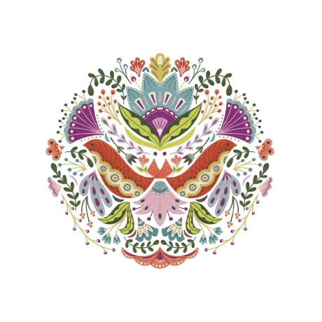Cricut Iron-On Designs 1-sheet Large Floral Mandala 2004982
