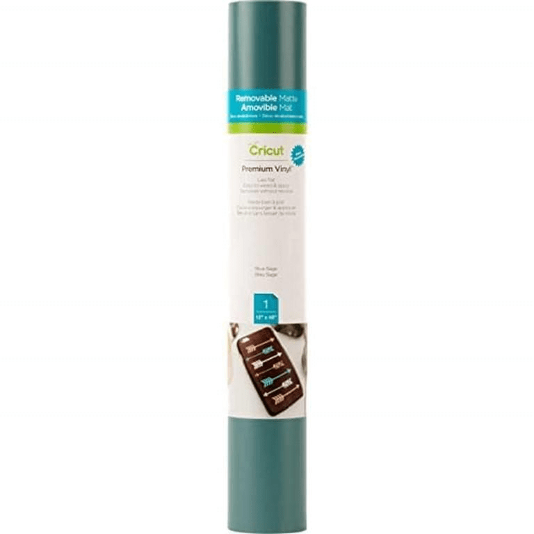 Cricut Premium Vinyl Removable 30x120cm 1-sheet Blue Sage 2005154