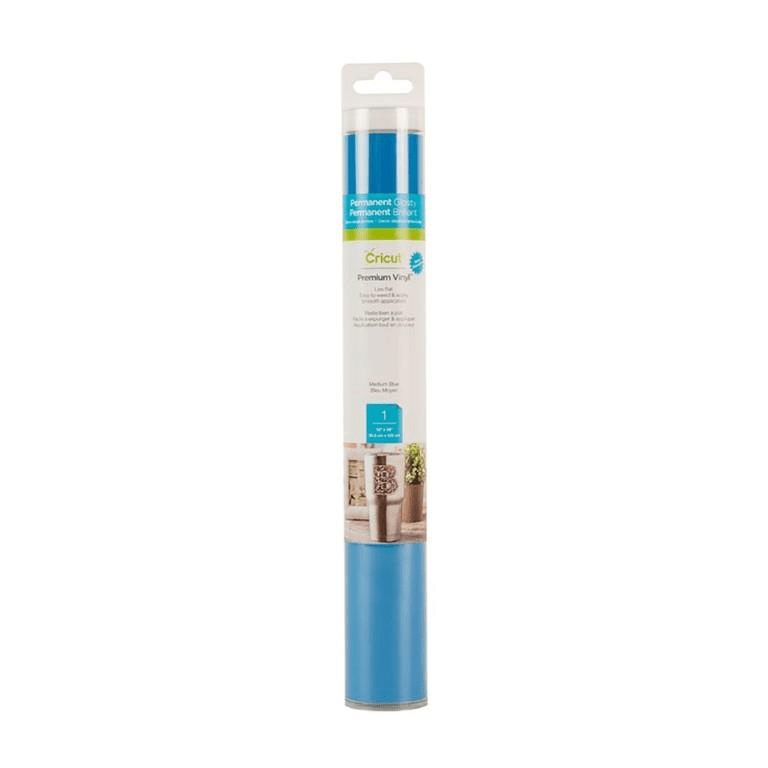 Cricut Premium Vinyl Permanent 30x122cm 1-sheet Medium Blue 2005193
