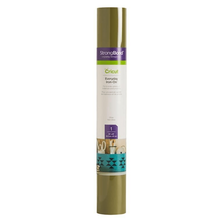 Cricut Everyday Iron-on 30x61cm 1-sheet Olive 2006799