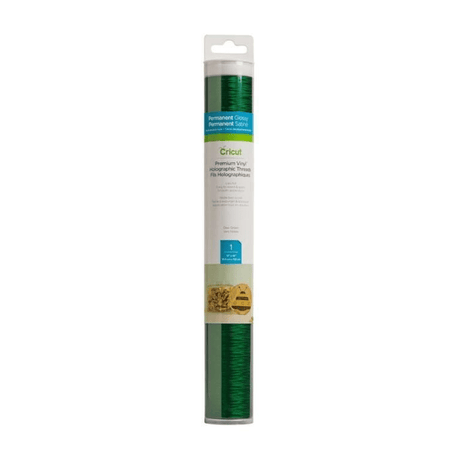 Cricut Premium Holographic threads Vinyl Permanent 30.5x122cm True Green 2006967