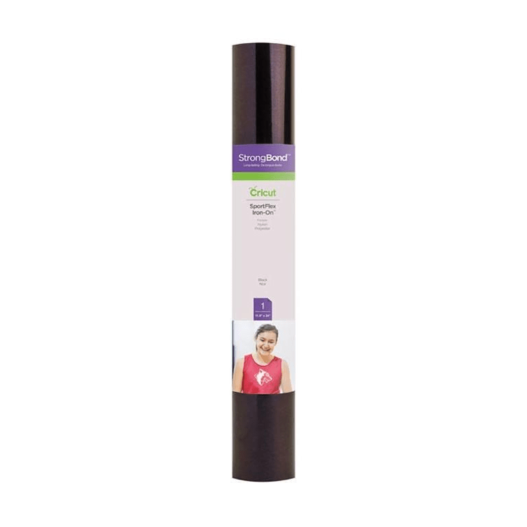 Cricut SportFlex Iron-On 30x60cm Thin and lightweight Black 2007660