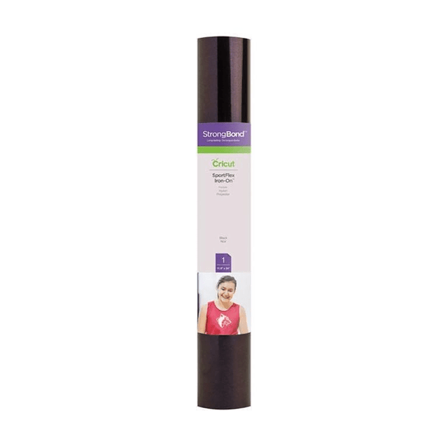 Cricut SportFlex Iron-On 30x60cm Thin and lightweight Black 2007660