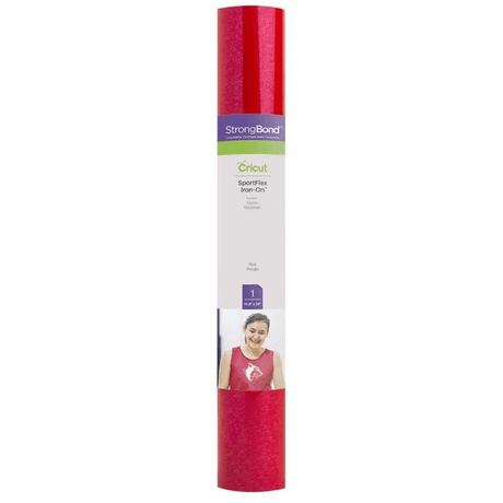 Cricut SportFlex Iron-On 30x60cm Red 2007662