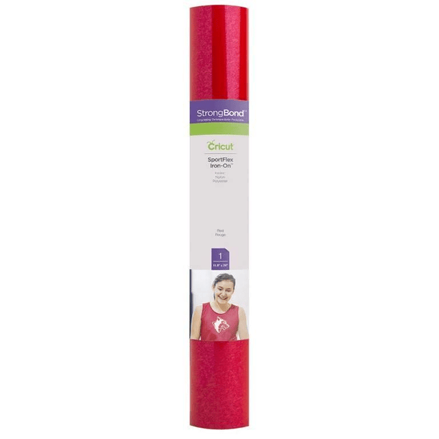 Cricut SportFlex Iron-On 30x60cm Red 2007662