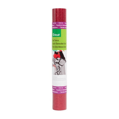Cricut Glitter Iron-On 30x48cm Red 2007683