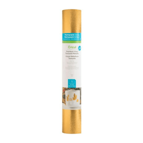 Cricut Premium Vinyl Permanent 30x122cm 1-sheet Textured Metallic Gold 2007741