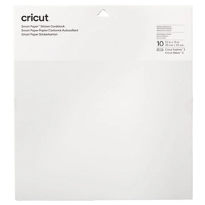 Cricut Smart Sticker Cardstock 33x33cm 10-sheets White 2008317