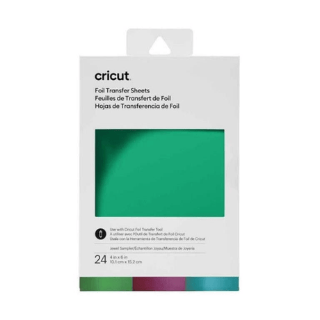 Cricut Transfer Foil Sheets Sampler 10x15cm 24-sheets Jewel 2008715