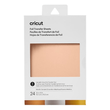 Cricut Transfer Foil Sheets Sampler 10x15cm 24-sheets Metallic 2008716