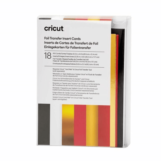 Cricut R10 18-pack Foil Insert Cards Royal Flush 2009479