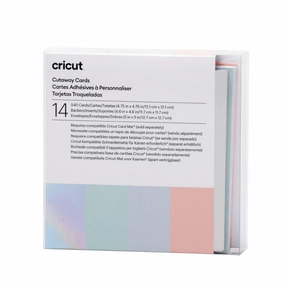 Cricut S40 14-pack Cut-Away Cards Pastel 2009484