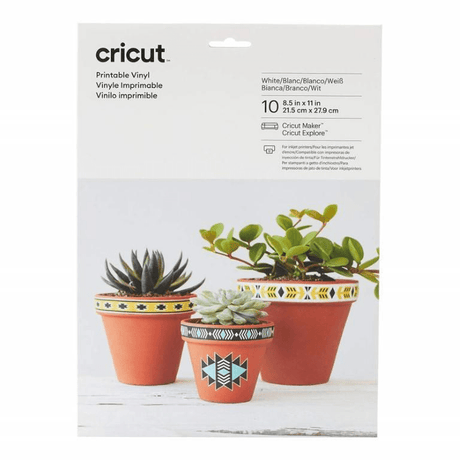 Cricut Printable Vinyl 21.5x27.9cm 10-sheet 2009492