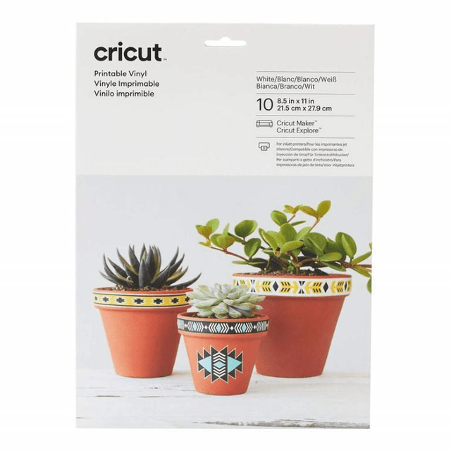 Cricut Printable Vinyl 21.5x27.9cm 10-sheet 2009492