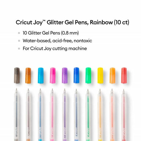 Cricut Joy 10-pack Glitter Gel Rainbow Pen Set 2009964