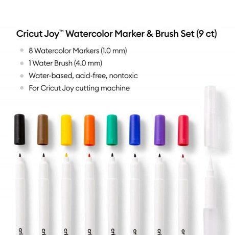 Cricut Joy 9-pack Watercolour Markers and Brush Set 2009978