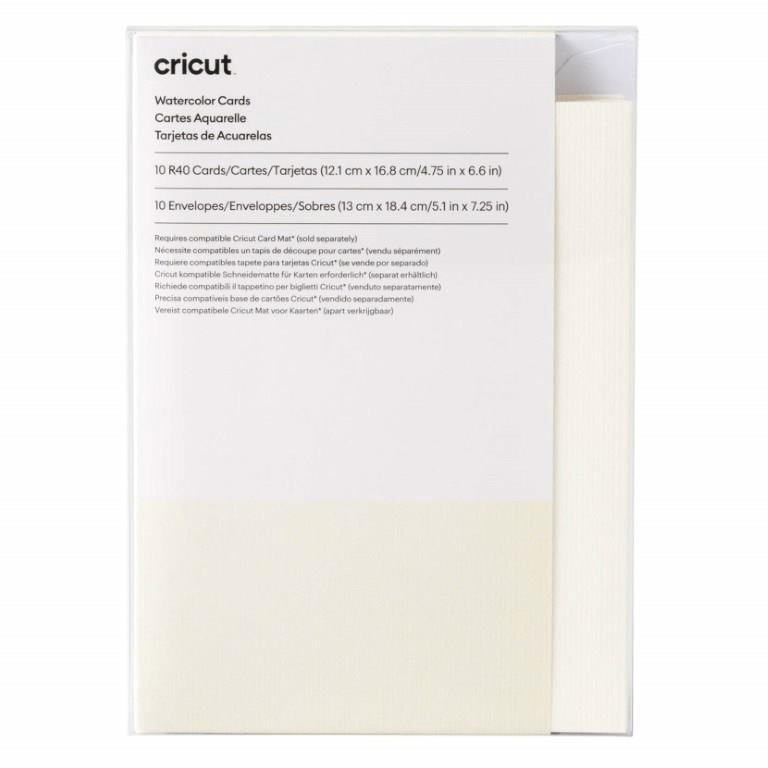 Cricut R40 10-pack Watercolour Cards White 2009985