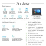 HP EliteBook x360 1040 G7 LPDDR4-SDRAM Hybrid (2-in-1) 35.6 cm (14") 1920 x 1080 pixels Touchscreen 10th gen Intel® Core™ i7 16 GB 512 GB SSD Wi-Fi 6 (802.11ax) Windows 10 Pro Silver