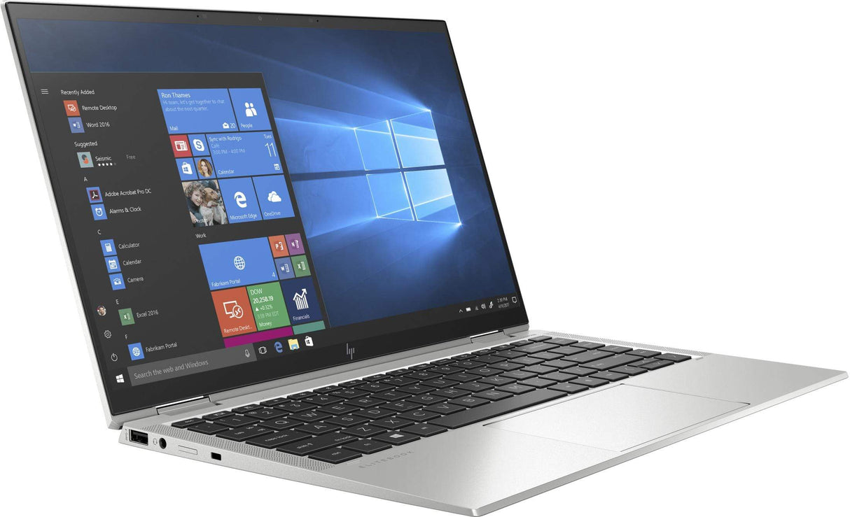 HP EliteBook x360 1040 G7 LPDDR4-SDRAM Hybrid (2-in-1) 35.6 cm (14") 1920 x 1080 pixels Touchscreen 10th gen Intel® Core™ i7 16 GB 512 GB SSD Wi-Fi 6 (802.11ax) Windows 10 Pro Silver