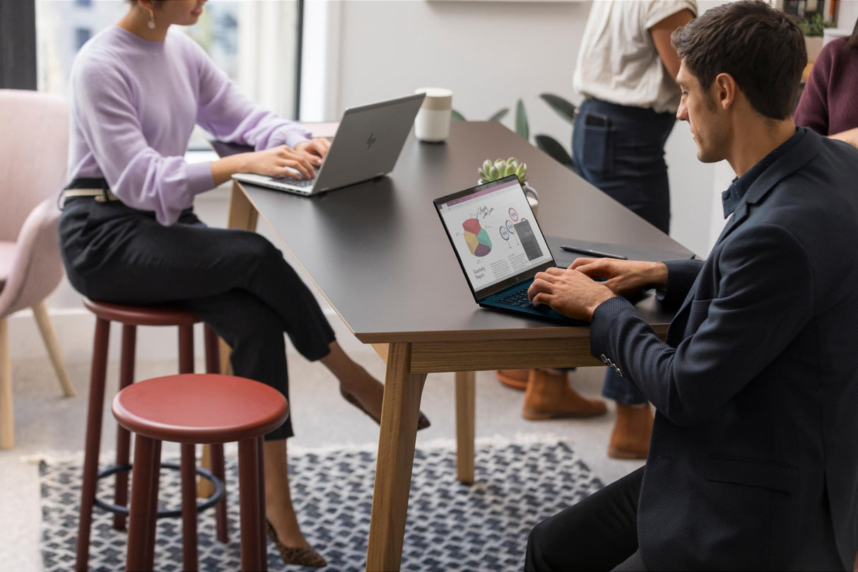 HP EliteBook x360 1040 G7 LPDDR4-SDRAM Hybrid (2-in-1) 35.6 cm (14") 1920 x 1080 pixels Touchscreen 10th gen Intel® Core™ i7 16 GB 512 GB SSD Wi-Fi 6 (802.11ax) Windows 10 Pro Silver