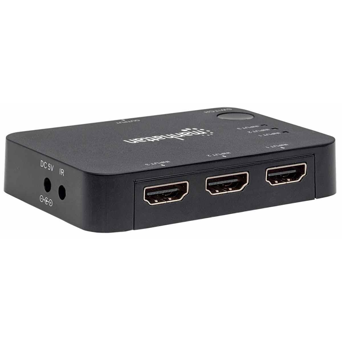 Manhattan 4K 3-port HDMI Switch 207522