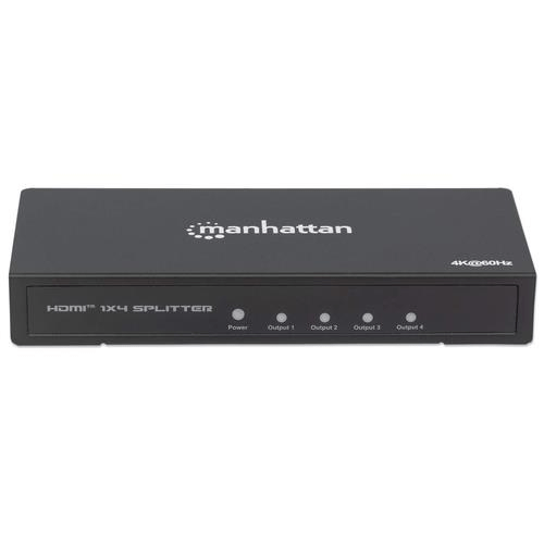 Manhattan 4K 4-Port HDMI Splitter 207805
