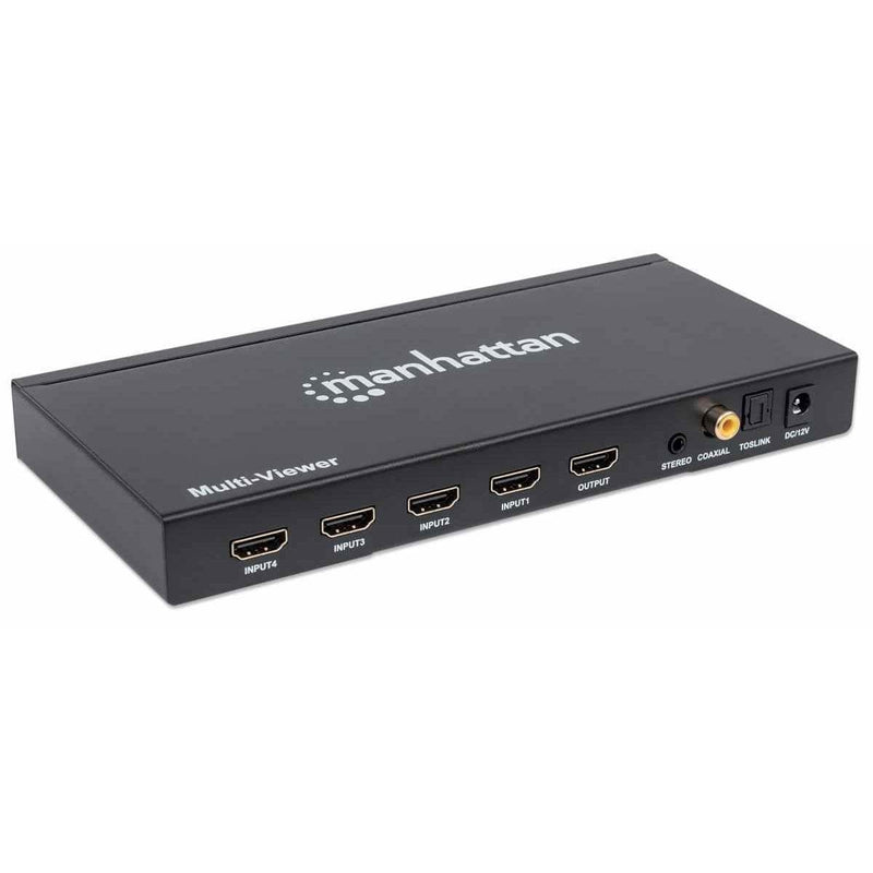 Manhattan 1080P 4-port HDMI Multiviewer Switch 207881