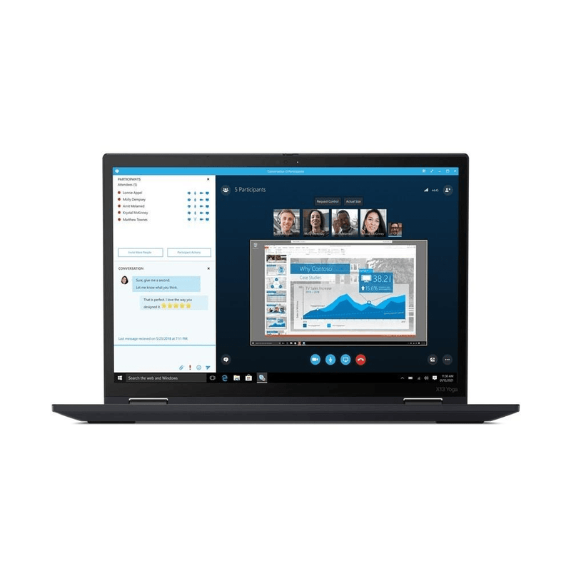 Lenovo ThinkPad X13 Yoga 13.3-inch WUXGA Laptop - Intel Core i5-1135G7 512GB SSD 16GB RAM Windows 11 Pro 20W9S4KJ00
