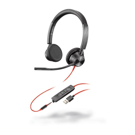 Poly Blackwire 3325 MS Teams Wired USB-A Headset 214016-01