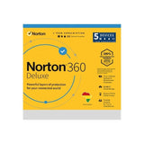 Norton 360 Deluxe for 5x PCs Macs Smartphones or Tablets - Single-user 1-year Subscription Download 21426661