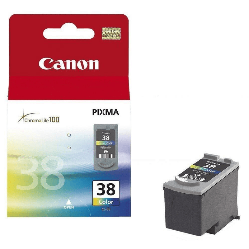 Canon CL-38 Cyan, Magenta, Yellow Printer Ink Cartridge Original 2146B001 Single-pack