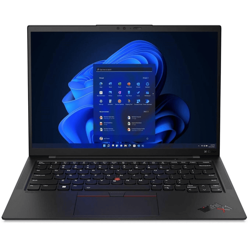Lenovo ThinkPad X1 Carbon 14-inch 2.8K Laptop - Intel Core i7-1260P 512GB SSD 16GB RAM Win 11 Pro 21CB00DCZA