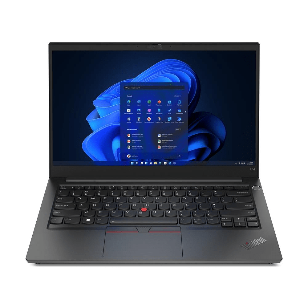 Lenovo ThinkPad E14 14-inch FHD Laptop - Intel Core i5-1235U 256GB SSD 8GB RAM Win 11 Pro 21E3S09E00