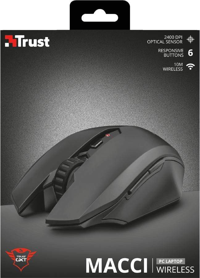 Trust GXT 115 Macci Mouse RF Wireless Optical 2400dpi Ambidextrous