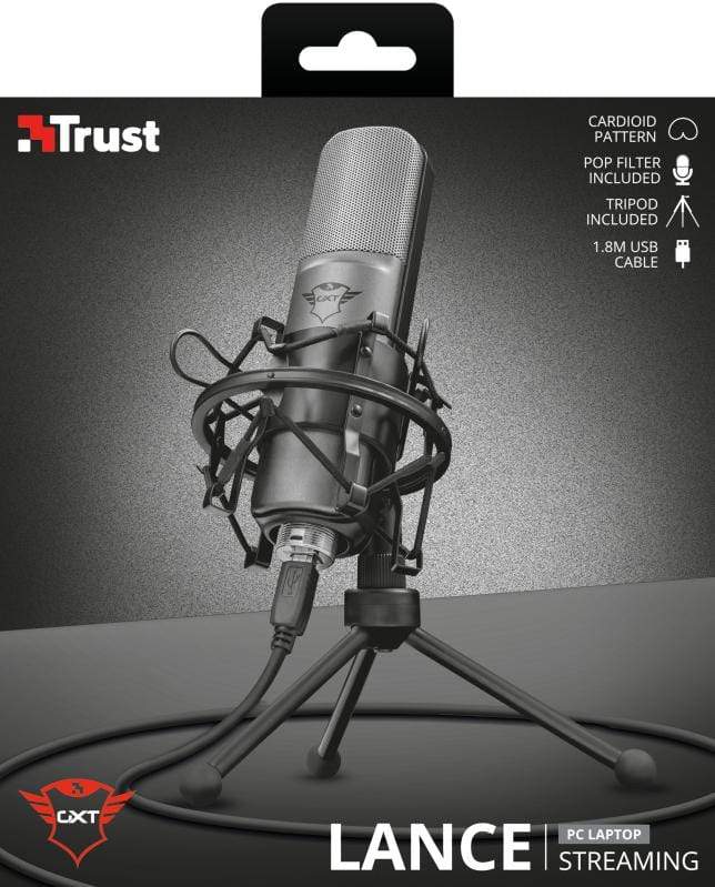 Trust GXT 242 Table Microphone Black 22614