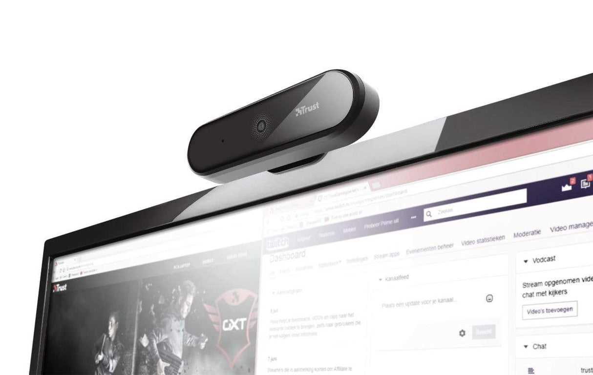 Trust Tyro Webcam 1920 x 1080 Pixels USB Black 23637