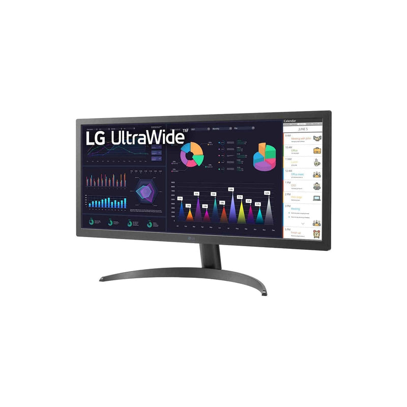 LG 26WQ500-B 25.7-inch 2560 x 1080p UWFHD 21:9 75Hz 5ms IPS LCD Monitor 26WQ500-B